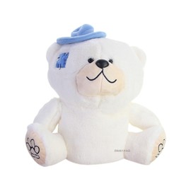 SCGEHA Golf Club Cover, Bear, Driver, Iron, Putter, Headcover, Cute, Plush, Present, Animal Bear (White Bear)