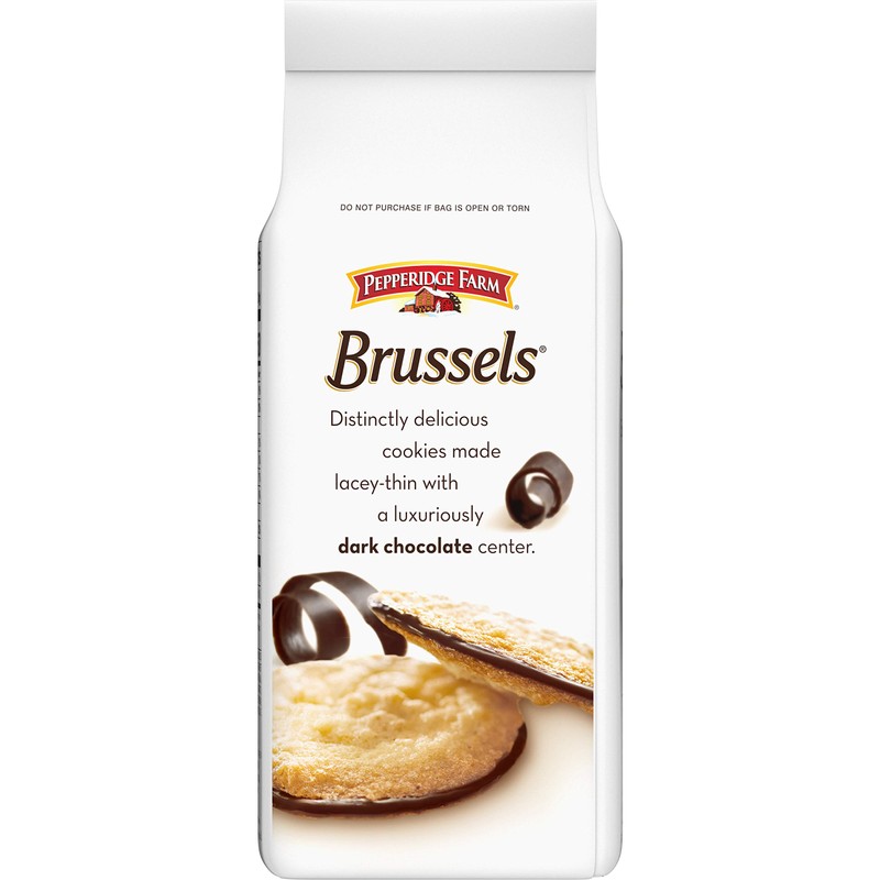 Pepperidge Farm Brussels Distinctive Cookies 5.25 oz (Pack of 6)
