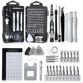 138PCS Precision Screwdriver Set, Electronic Repair Tool Kit Small Magnetic Screwdriver Kit for Watch Computer PC Laptop