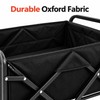 Heavy Duty Foldable Wagon Cart with All-Terrain Wheels – Collapsible