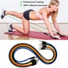 Exercise Resistance Bands Set with Handles, Ankle Straps, Door Anchor