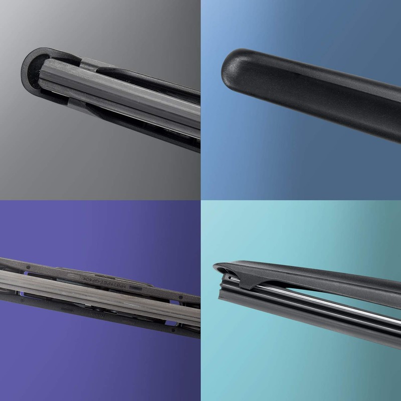 Spearhead THUNDER 18"+18" Hybrid Wiper Blades w/Neoprene Infused Rubber, Outwipes