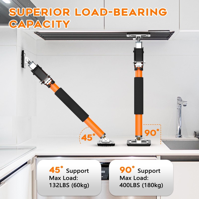 HOLOTHURIAN Cabinet Jack Support Pole, 15.8-23.6 inches Third Hand Tools