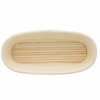 11 Inch Oblong Banneton Bread Proofing Basket and Linen Liner