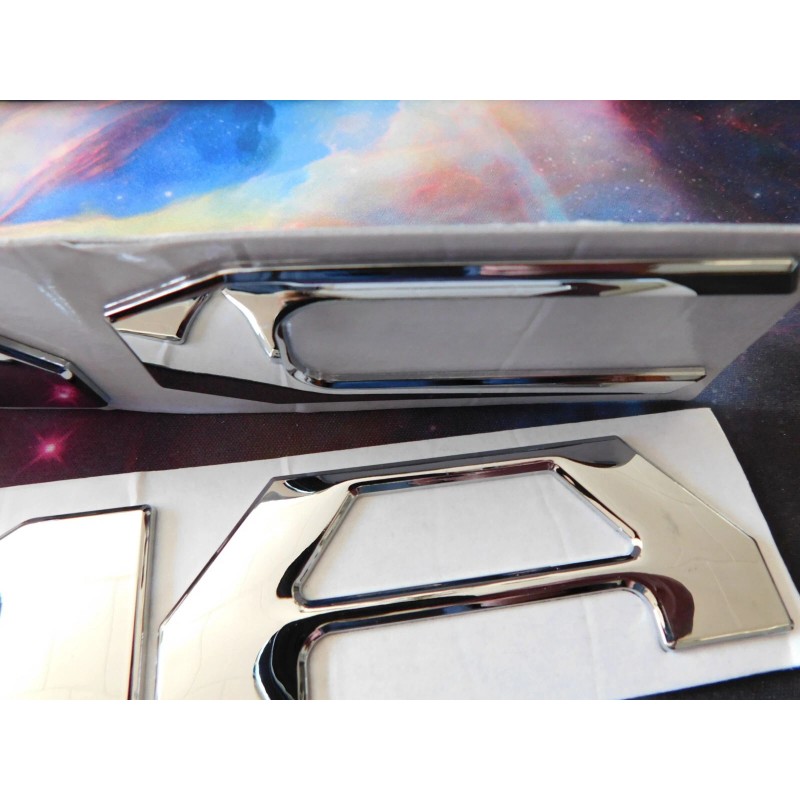 Advanced Trims NEW CHROME POLISHED 3D RAISED DOMED TAILGATE INSERT