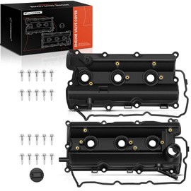 A-Premium Engine Valve Cover Kit, with Gasket & Bolts, Compatible with Nissan 350Z 2003-2008, Infiniti FX35 2003-2008, G35 2003-2007, M35 2006-2008, V6 3.5L VQ35DE, Replace # 13264AM600, 13264AM610