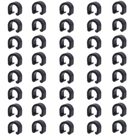 40Pack C-Clips Clamps U-Clips Buckle Mountain Bike Bicycles Brake Cable derailleur Shifter Cable Guides Gear Cable Housing Hose
