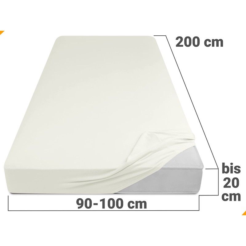 Jersey Fitted Sheet 100% Cotton - Available in 22 Colours