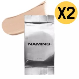 Naeiming 네이밍 제로 그래비티 커버 업 쿠션 리필 23N X2개 BNA Naming Zero Gravity Cover Up Cushion Refill 23N X2 pcs BNA