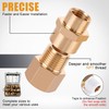 106PCS Brass Pipe Fittings Assortment Kit NPT Extension Adapter,Reducer Bushing,Hex