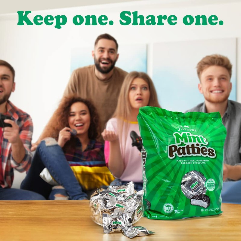 Pearson's Mint Patties | Made with Decadent Dark Chocolate and