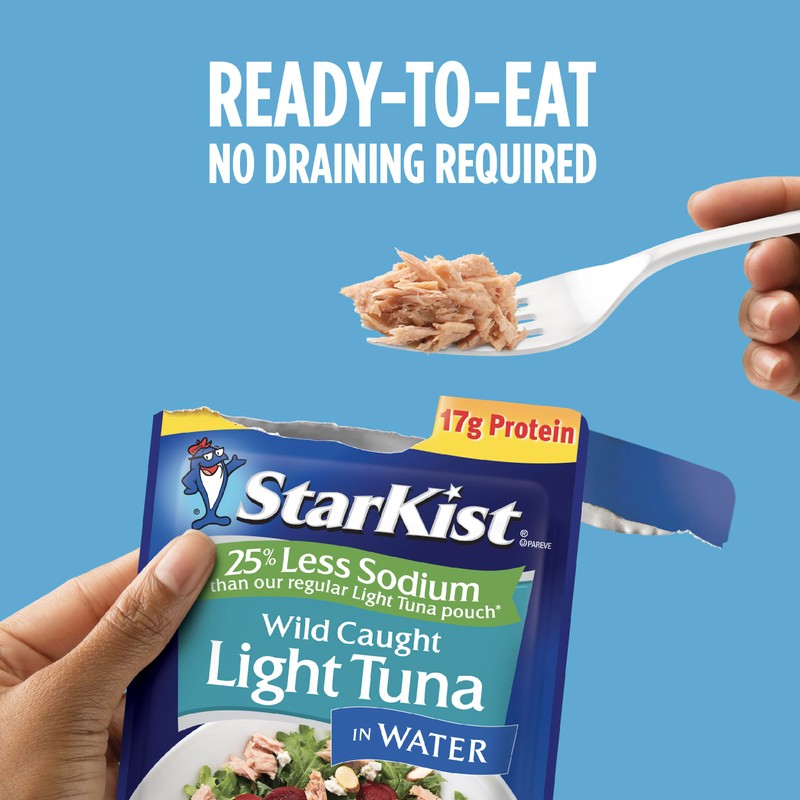 StarKist Reduced Sodium Chunk Light Tuna in Water, 2.6 oz