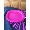 TUPPERWARE NEW LARGE MICROWAVE SAFE LUNCHEON PLATES BPA FREE SHIP