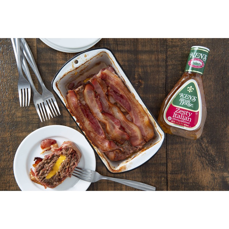 Ken's Steak House Steak House Zesty Italian Dressing, 16 Oz,
