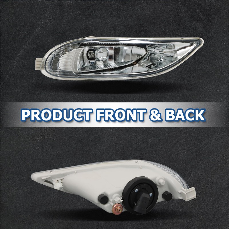 WFLNHB Fog Lights Assembly Replacement for Corolla 2005-2008 Camry 2002-2004
