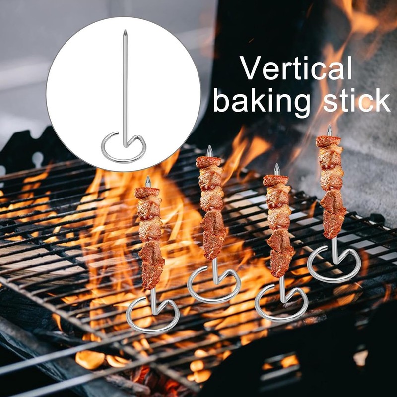 Skewers for Air Fryer, Pack of 10 Meat Skewers for