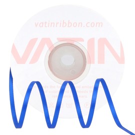 VATIN Satin Ribbon with 1/8" x Continuous 50 Yards, Double Faced Royal Blue Polyester Thin Ribbon Use for Bows, Hair, Crafts, Floral, Wedding, Gift Wrapping and More