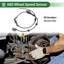 Motoforti ABS Wheel Speed Sensor ABS Sensor Anti-lock Braking System Sensor for Toyota Prius 2010-2015 L4 1.8L No.8951647080 Rear Left