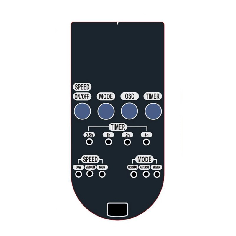 SPT 16″ Wall Mount Fan with Remote Control/ SF-16W90