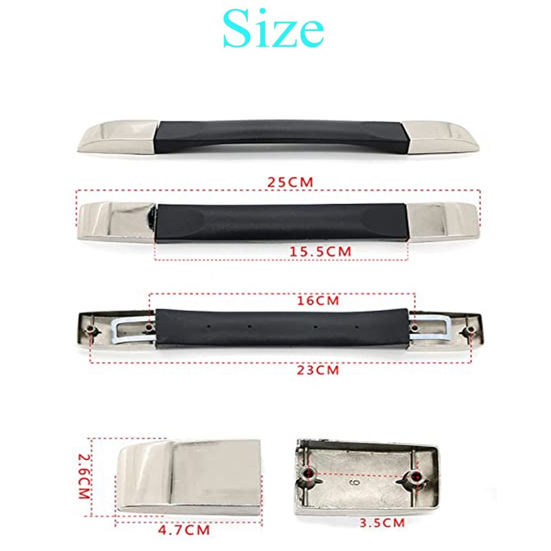 2 Pieces Luggage Suitcase Handle, Suitcase Handle, Replacement Suitcase Handles,