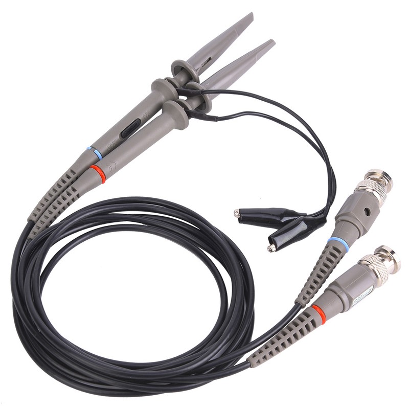 P6100 High Precision Oscilloscope Test Probe Kit 1X 10X 100MHz