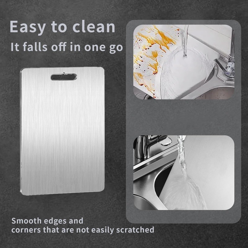 Titanium Cutting Board.100% PureTitanium Cutting Boards For Kitchen.Steel Cutting Boards