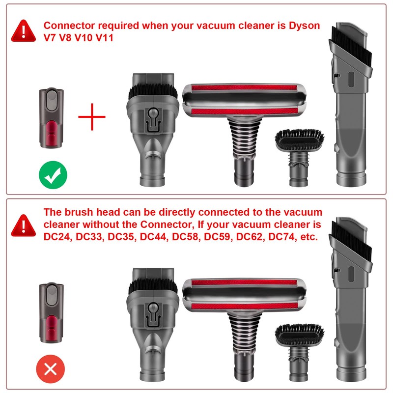ARyee Replacement Attachments Tools Kit for Dyson V6 V7 V8