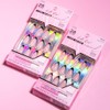 L.A. Girl Luxe Shine Nail Fave Nail Tips, Black French