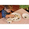 Red Rover Bamboo Kids' Dinner Set, 2.75 x 11 x