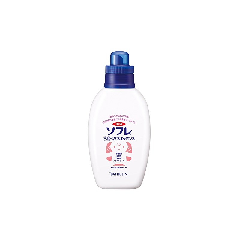 Medicated Sofle Baby Bath Essence, 16.9 fl oz (500 ml)