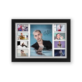 Olly Alexander Signed Poster Print- Limited Edition Autograph Fan Gift – Collectible Memorabilia Merchandise (Framed A4 (30x21cm))