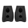 Wheel stopper, 2 pieces, car anti-slip rubber tyres, non-slip stopper,