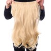 Silike 24" Black Synthetic Hair Extensions Curly Wave Clips in