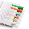 6Pcs Silicone Automatic Bookmarks, Unique Visualized Book Markers for Reading