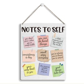 Motivational Therapist Office Wall Decor Mental Health Classroom Wall Art Decor School Counselor Office Must Haves Calm Down Corner Wooden Door Hanger Sign