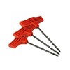 Linic UK Made Set of 3, 3mm Twist Gimlet Screw