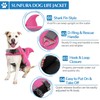 SUNFURA Shark Life Jacket for Dogs, Reflective Dog Life Vest