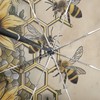Sletend Rural Honey Bees Wildflowers Portable Folding Windproof Automatic Umbrella,One