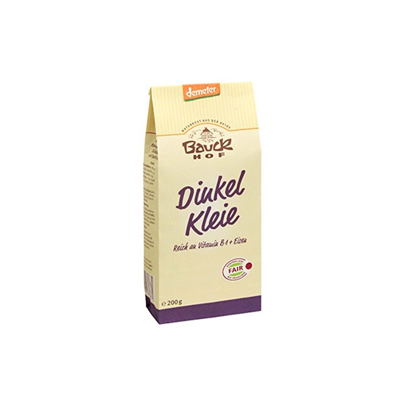 Bauckhof Spelt Bran (200 g) - Organic