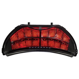 Integrated Sequential LED Tail Lights Smoked Lens fits Honda CBR-600 F4 1999-2000 / CBR-600 F4i 2004-2006