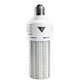 500W Equivalent LED Corn Light Bulb 7500 Lumen 5000K 60W Super Bright Cool Daylight White E26/E27 Medium Base for Outdoor Indoor Workshop Garage Warehouse Factory Backyard Street
