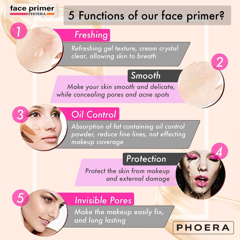 Phoera Foundation Full Coverage Makeup Set - Contains Nude &