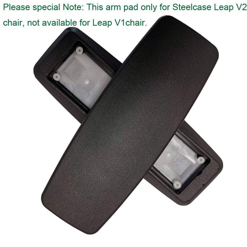 CosmosBeam New Replacement Arm Pads Caps for Steelcase Leap V2