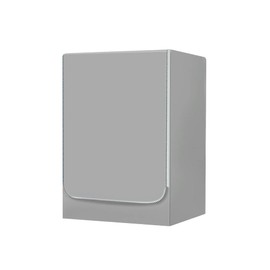 Odot Washer Dustproof Cover Front Load, Washing Machine Dryer Protector Sunscreen Waterproof Tumble Dryer Case Protective Cover for Most Front Loadi (grey,S-capacity 6~7.5kg)