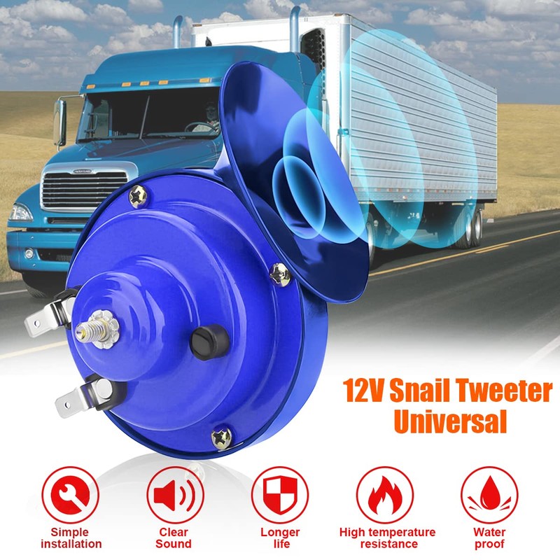 Super Loud Train Horns, Car Waterproof Durable Air Electric Snail