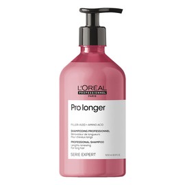 L'Oréal Professionnel Paris Shampoo Pro Longer| Protege de las puntas abiertas | Para cabello más largo, más sano y más grueso | Con tecnología Filler A100 + aminoácidos | Para todo tipo de cabello | 500ml