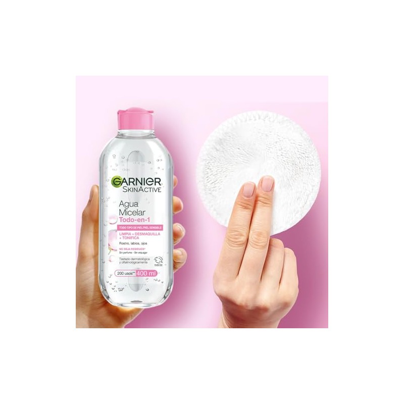 Kit Garnier Skin Active Micelar Todo en 1 400ml +