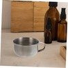 Healeved 1pc Men's Stainless Steel Shaving Bowl Handle for Easy