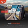 A-Premium Right Passenger Side Heated Mirror Glass with Backing Plate