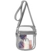 Clear Bag Stadium Approved - Durable Waterproof Crossbody Messenger Purse